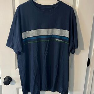 Life is Good Co. Navy Stripe Shirt size XL